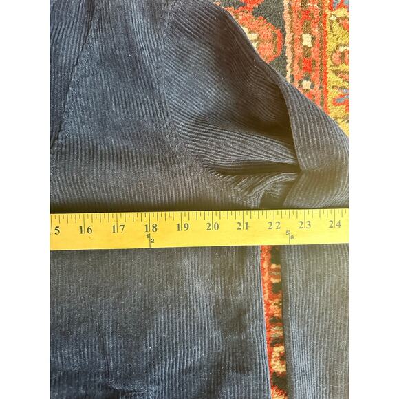 Poetry Popover Shirt Hemp/Cotton Navy Corduroy Size US 4/Small - Picture 5 of 7